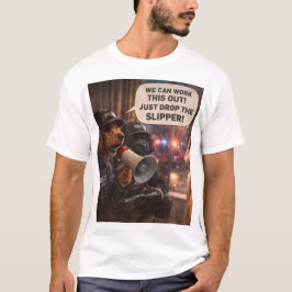 Lustiges Hund-Verhandlung-Shirt – Slipper-Witz-Ges T-Shirt