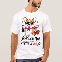 Lustiges Hundemutter-T-Shirt – Süßes Cartoon-Hunde