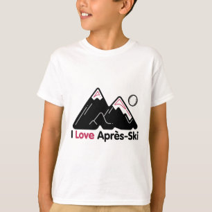 Lustiges Ich Liebe Apres Ski Shirt - Großartiges S