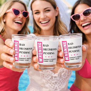 Lustiges individuelles Braut-Team Party-Geschenk P Schnapsglas