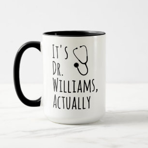 Lustiges individuelles Geschenk mit Arztnamen – Es Tasse