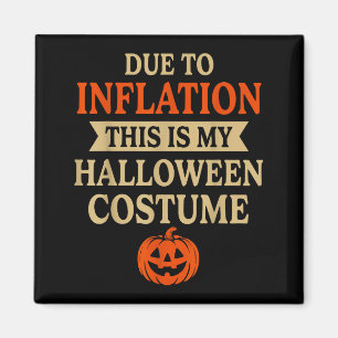 Lustiges Inflations-Halloween-Kostüm Paar passend  Magnet