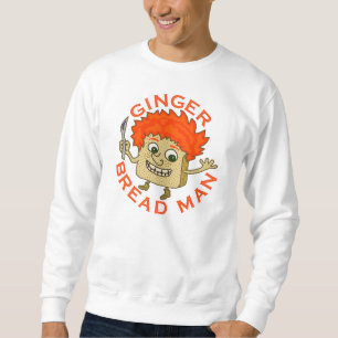 Lustiges Ingwer-Brot-Mann-Weihnachtswortspiel Sweatshirt