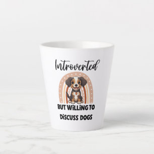 Lustiges Introvertiertes-Hunde-Liebhaber-Zitat Milchtasse