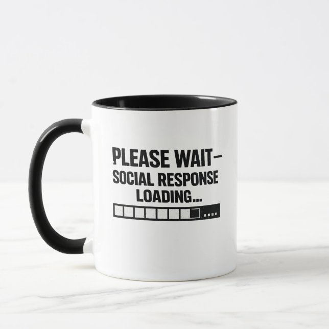 Lustiges Introvertiertes-Programmierer-Design Tasse (Links)