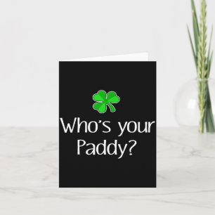Lustiges Irisch Deren Paddy St Patricks Geschenk Karte