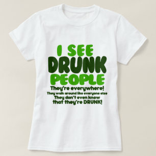 Lustiges irisches Bier-Trinken T-Shirt