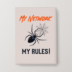 Lustiges IT-Netzwerk-Admin-Humor-Geschenk Button