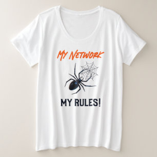 Lustiges IT-Netzwerk-Admin-Humor-Geschenk Große Größe T-Shirt