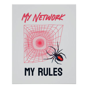 Lustiges IT-Netzwerk-Admin-Humor-Geschenk Poster