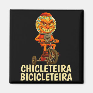 Lustiges italienisches Brainrot-Kinder-Meme Chicle Magnet