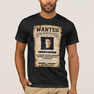Lustiges italienisches Essen Polizei Cappuccino Ge T-Shirt