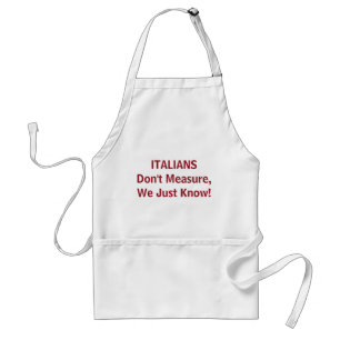 Lustiges italienisches Schürze-Geschenk Schürze