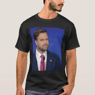 Lustiges J.d Vance Meme Vizepräsident Dete Gesicht T-Shirt