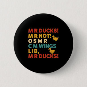 Lustiges Jagd-Humor-T-Shirt für M R Enten Button