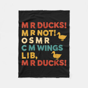 Lustiges Jagd-Humor-T-Shirt für M R Enten  Fleecedecke