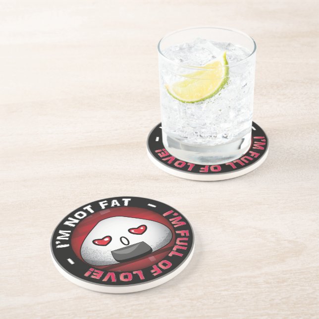 Lustiges japanisches riceball untersetzer (Seite)