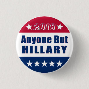 Lustiges   jedermann aber Wahl 2016 Hillary   Button