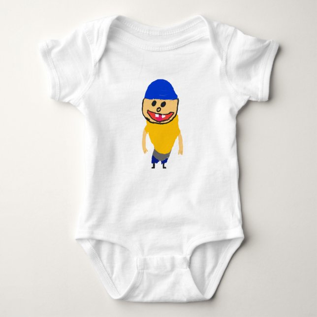 lustiges Jeffy Zeichnend Geschenk Baby Strampler (Vorderseite)