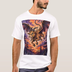 Lustiges Jersey-Teufel-Kryptid-T-Shirt T-Shirt
