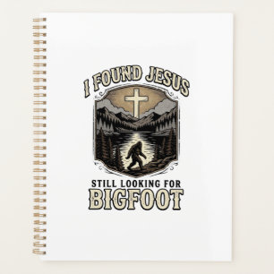 Lustiges Jesus Bigfoot Vintage Christliches T-Shir Planer