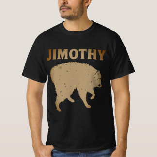 Lustiges Jimothy-Tier-Silhouetten-Grafik-T-Shirt T-Shirt