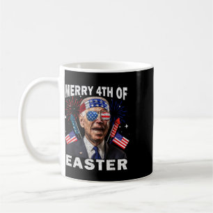 Lustiges Joe Biden 4. Juli Shirt Frohes 4. Ostern Kaffeetasse