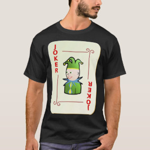 Lustiges Joker-Kartenspiel-Shirt Halloween-Kostüm T-Shirt