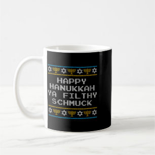 Lustiges jüdisches Chanukka Ya schmutziger Freund Kaffeetasse