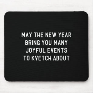Lustiges jüdisches Neujahrs-Rosh-Hashh-Jiddisch-Zi Mousepad