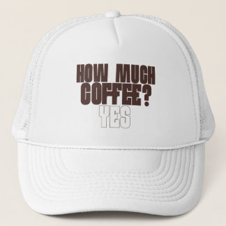 Lustiges Kaffee-Liebhaber T-Shirt – „Wie viel Kaff Truckerkappe