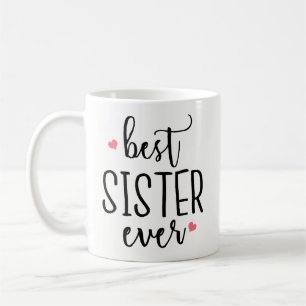 Lustiges Kaffee-Tassen-Geschenk - beste Schwester Tasse