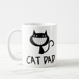 Lustiges Kaffee-Tassen-Geschenk - Katzen-Vater - Tasse