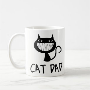 Lustiges Kaffee-Tassen-Geschenk - Katzen-Vater - Tasse