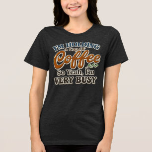 Lustiges Kaffeebus-Shirt für Frauen Tri-Blend Shirt