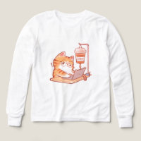 Lustiges Kaffeekatzen-Shirt, süße überarbeitete Pr