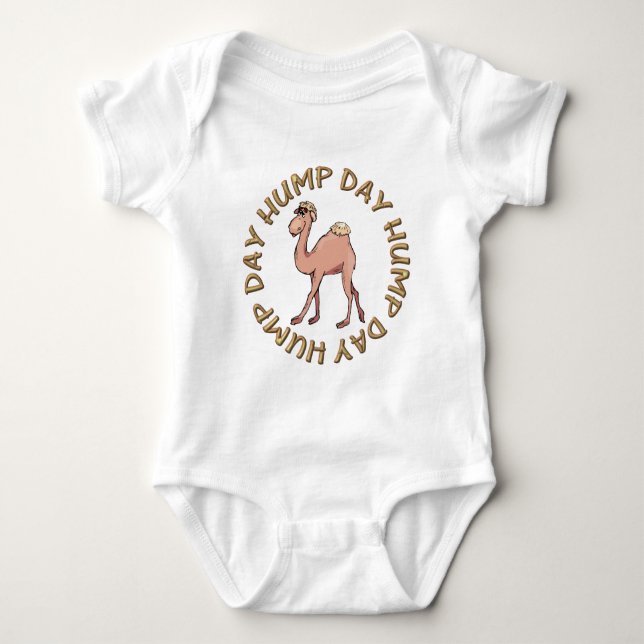 lustiges Kamel Baby Strampler (Vorderseite)