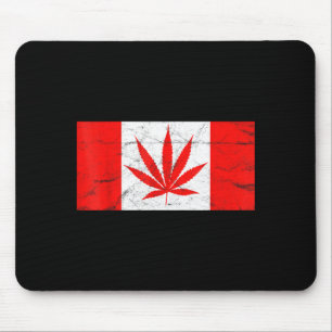 Lustiges Kanada &amp; Marihuana-Blatt! Kanadische  Mousepad