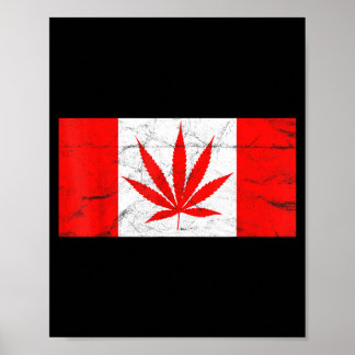 Lustiges Kanada &amp; Weed-Blatt! Kanadische neue  Poster