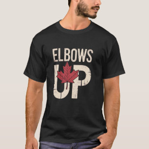 Lustiges Kanada Meme Ellbogen hoch T-Shirt