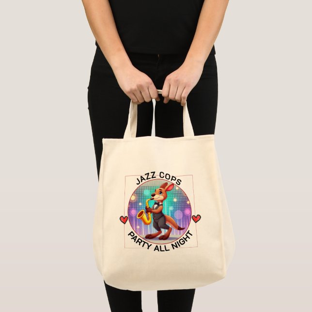 Lustiges Känguru Tragetasche (Vorderseite (Produkt))