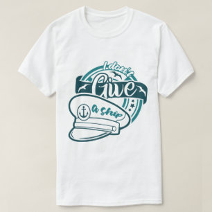 Lustiges Kapitäns-Grafik-Shirt 'Mir Doch Egal' T-Shirt
