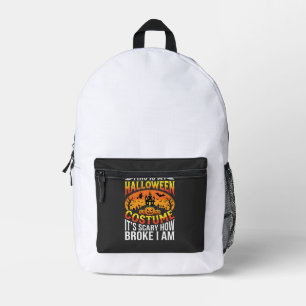 Lustiges kaputtes Halloween-Kostenüm Grusel-Haus-D Bedruckter Rucksack