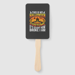 Lustiges kaputtes Halloween-Kostenüm Grusel-Haus-D Fächer