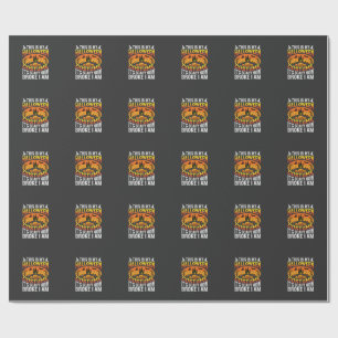 Lustiges kaputtes Halloween-Kostenümdesign für ein Geschenkpapier