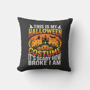 Lustiges kaputtes Halloween-Kostüm Grusel-Haus-Des Kissen