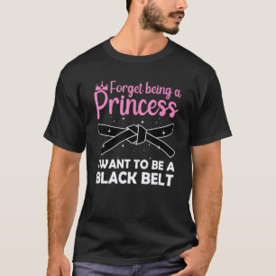 Lustiges Karate für Frauen Mädchen Schwarzgürtel M T-Shirt