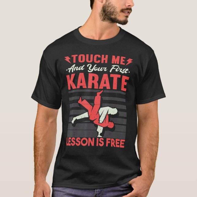 Lustiges Karate T-Shirt (Vorderseite)