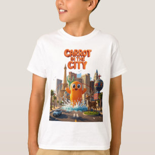 Lustiges Karotten-Grafik für Kinder in der Stadt T-Shirt