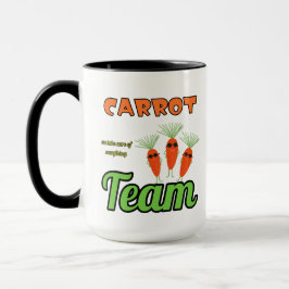 Lustiges Karottenteam Tasse